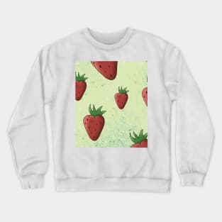 Strawberry Repeated Design Crewneck Sweatshirt